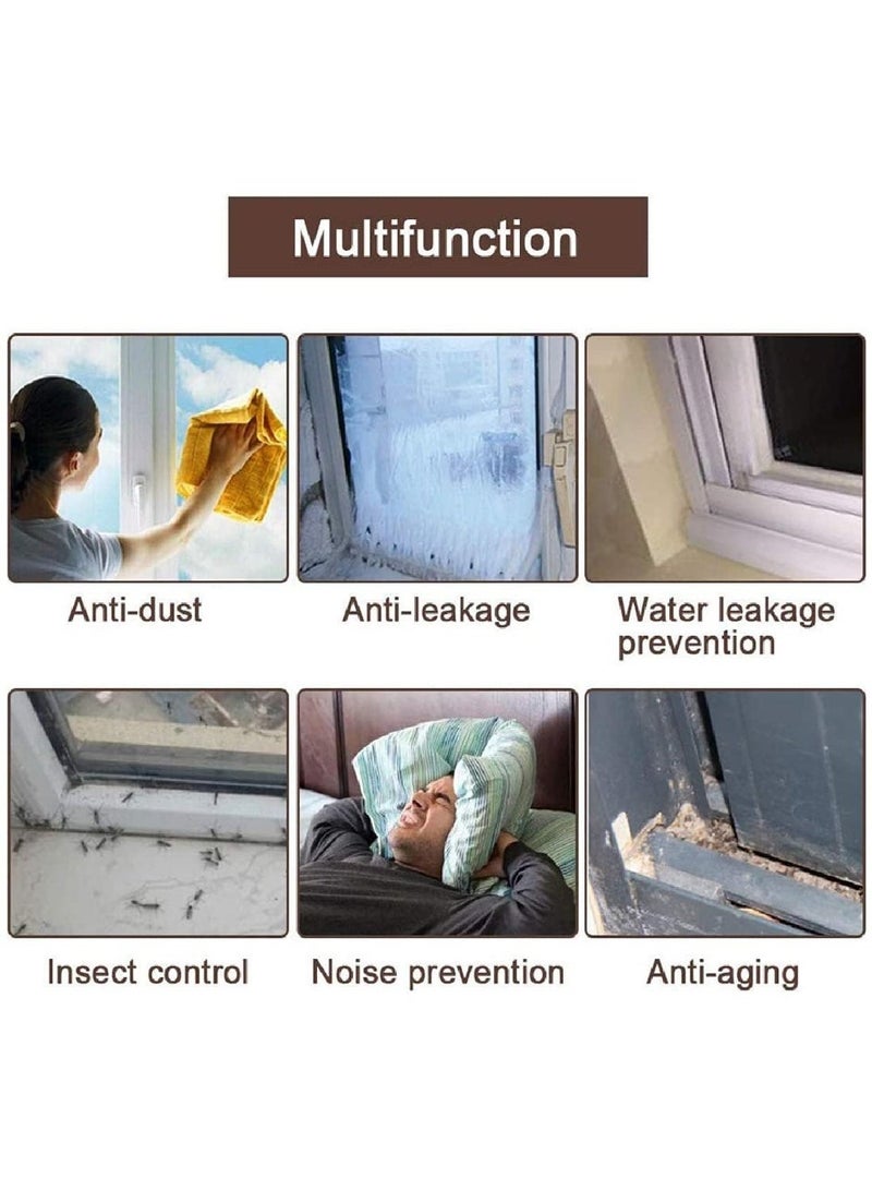 فكسر شريط مانع لتسرب الهواء بطول 6 أمتار - عازل ذاتي اللصق ومانع لتسرب الهواء للأبواب والنوافذ - Image 3
